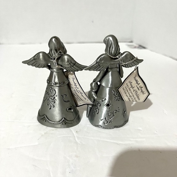 NEW Pewter Faithful Angels Figurines Angels of Caregivers And children by Ganz - Picture 3 of 5